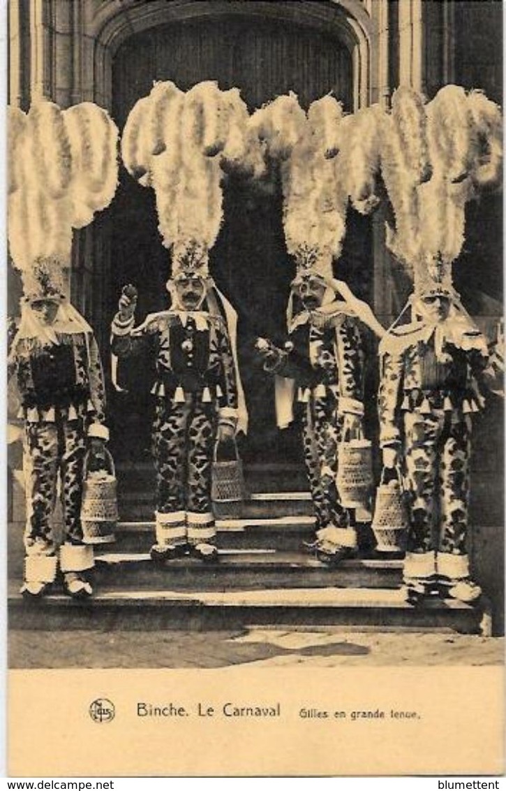 CPA Carnanal Carneval BINCHE Belgique Gilles Non Circulé - Carnaval