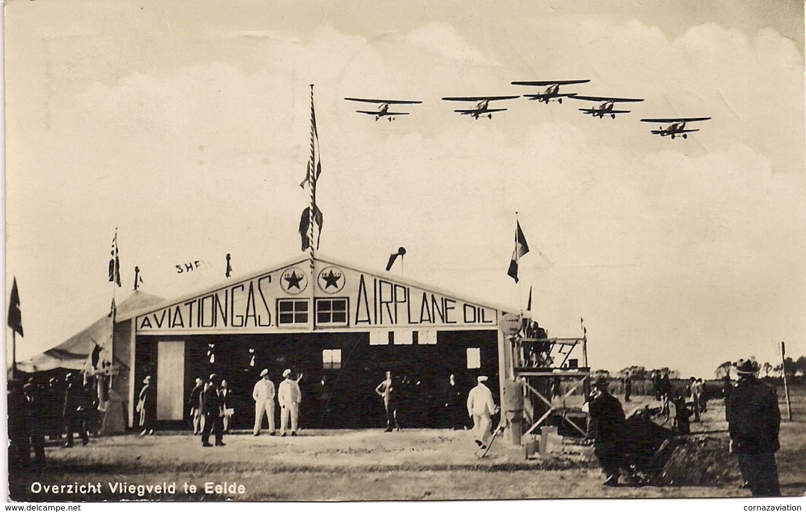 Aviation - Aérodrome Vliegveld Eelde, Groningen, Holland - 1932 - Aérodromes