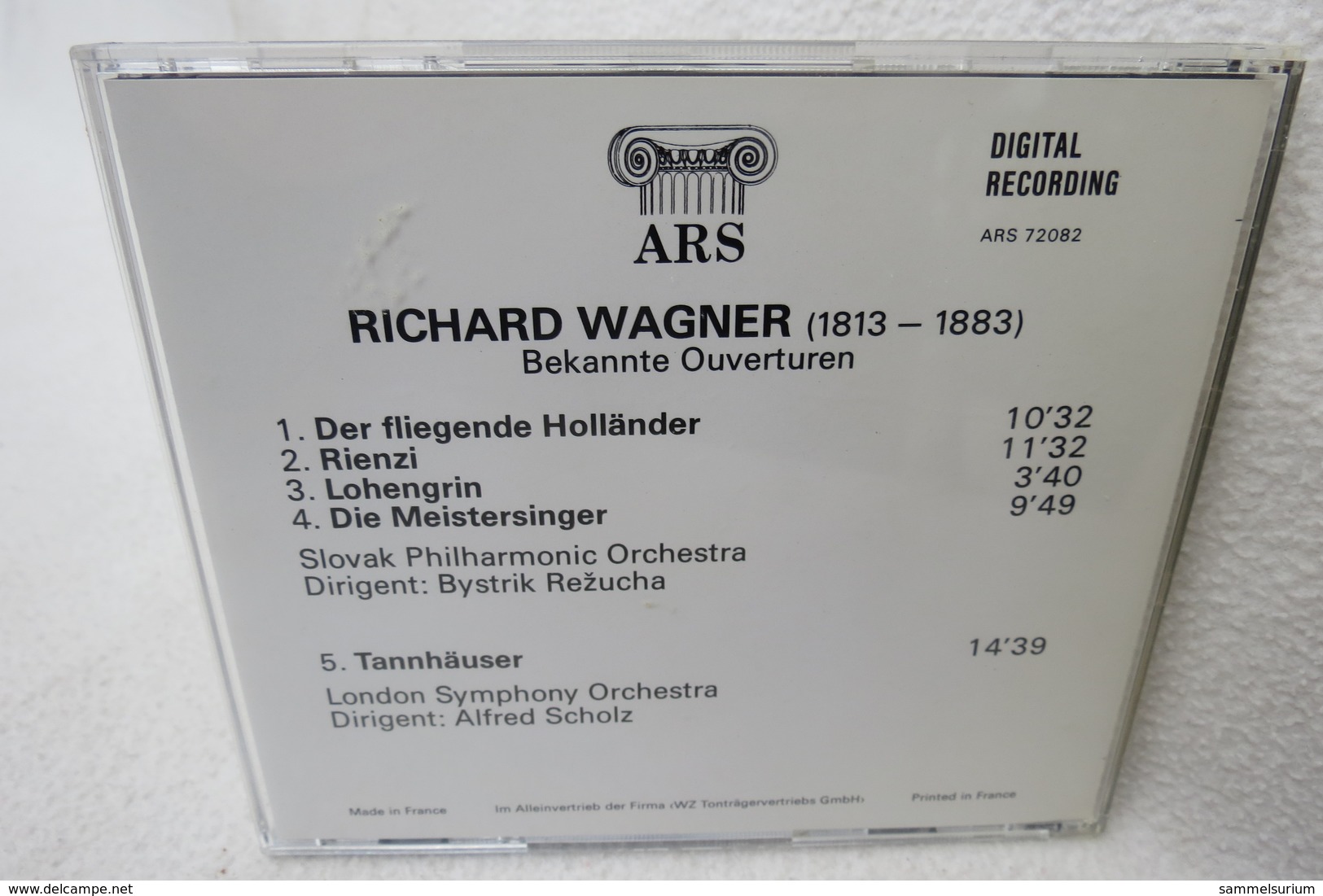 CD "Richard Wagner" Bekannte Ouverturen - Klassiekers
