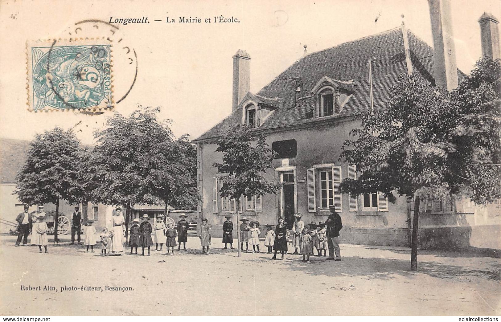 Longeault    21       Mairie Et Ecole         (voir Scan) - Autres & Non Classés