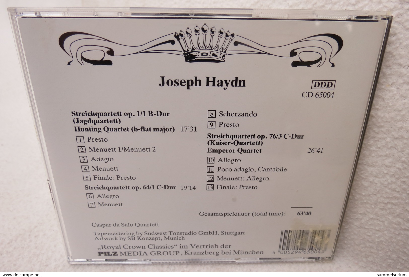 CD "Joseph Haydn" Die Schönsten Streichquartette - Klassik