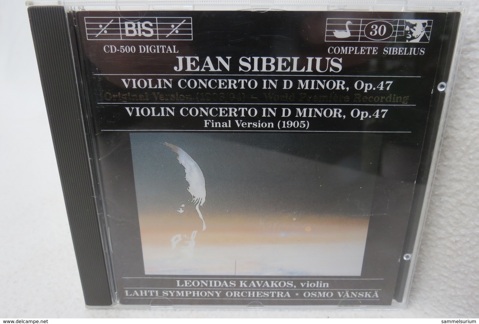 CD "Jean Sibelius" Violin Concerto In D Minor, Op. 47, Leonidas Kavakos - Klassik