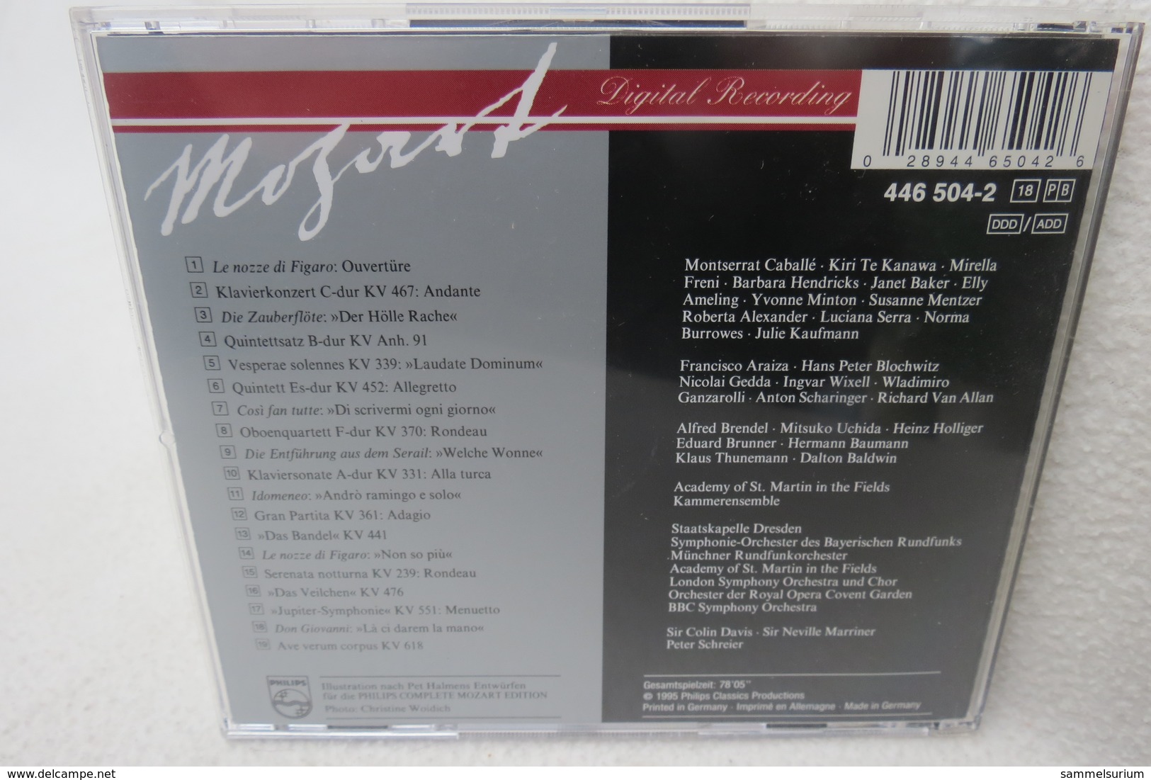 CD "Mozart" Das Beste Vom Besten, Weltstars Präsentieren Die Höhepunkte Aus Der Edition - Classical