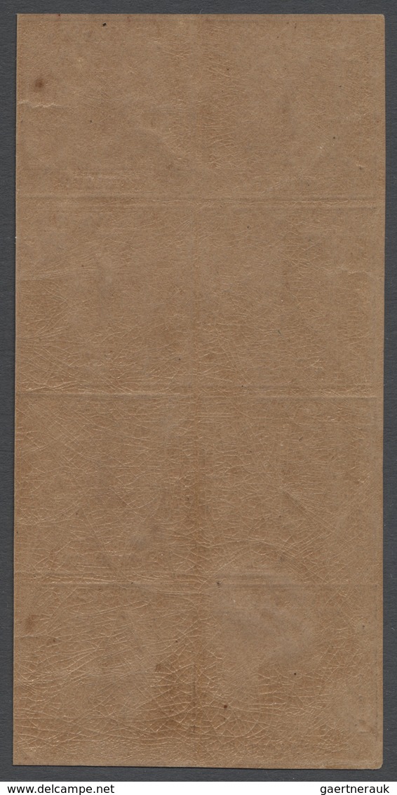 ** Baden - Marken Und Briefe: 1866, 1 Kr. Schwarz/rotbraun, Neudruck, Allseits Außerordentlich Breitran - Altri & Non Classificati