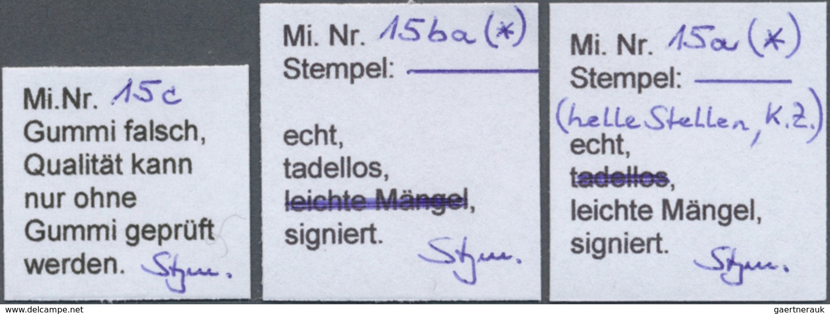 (*) Baden - Marken Und Briefe: 1862, Wappenausgabe 9 Kr. (linierter Hintergrund) In (seltener) C-Farbe D - Andere & Zonder Classificatie