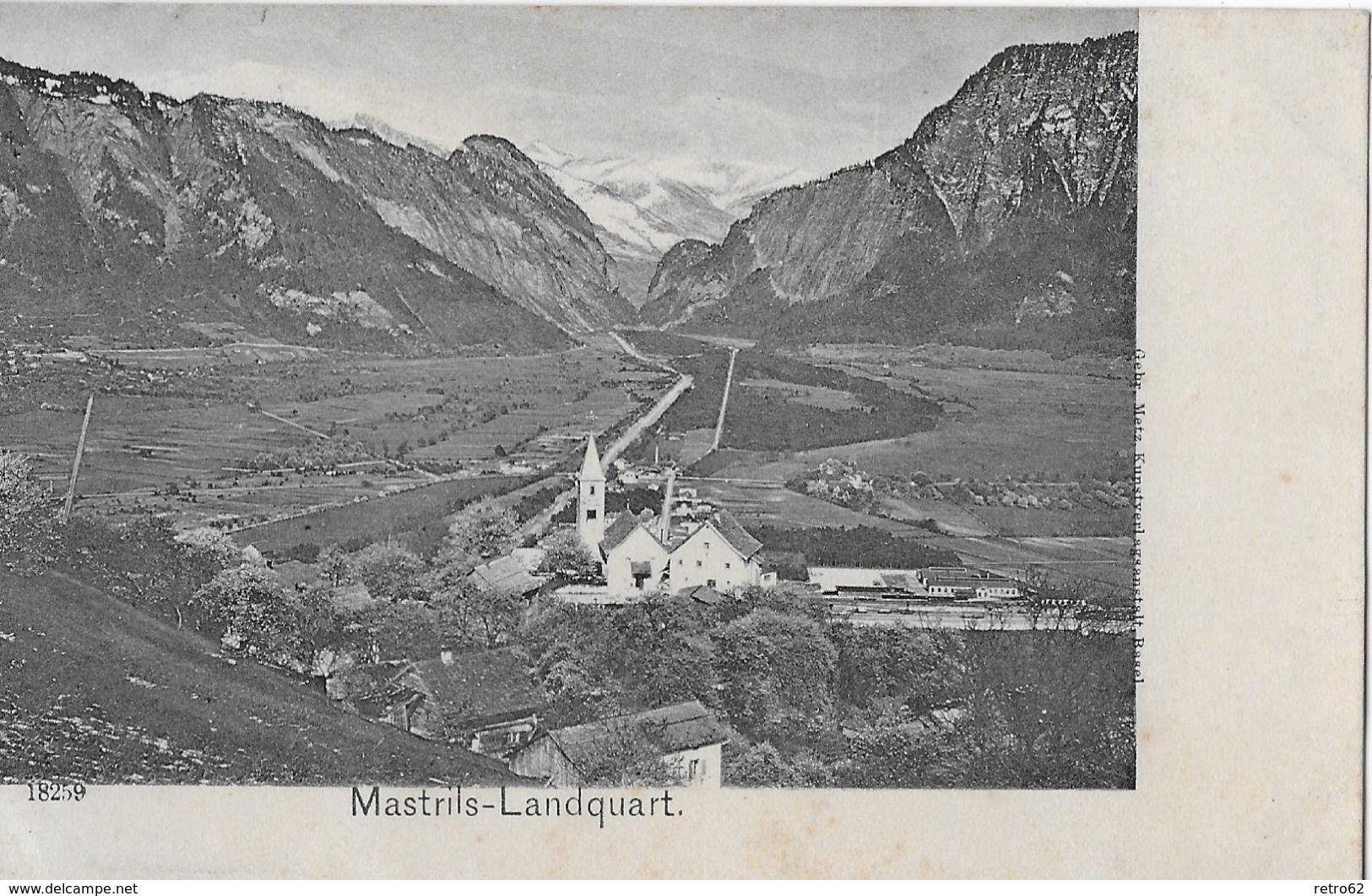 MATRILS - LANDQUART → Alter Und Seltener Lichtdruck, Ca.1900   ►RRR◄ - Landquart