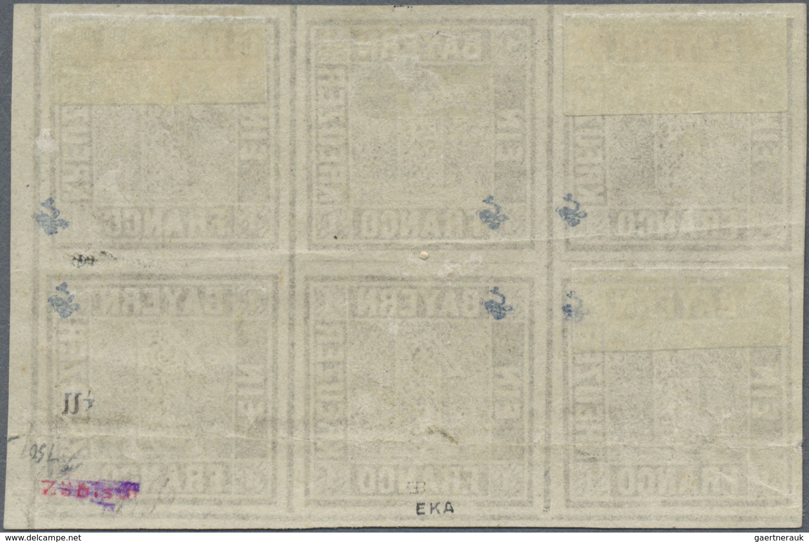 * Bayern - Marken Und Briefe: 1849, Ziffernzeichnung 1 Kr. Grauschwarz Auf Weiß, Platte 1, Ungebraucht - Sonstige & Ohne Zuordnung