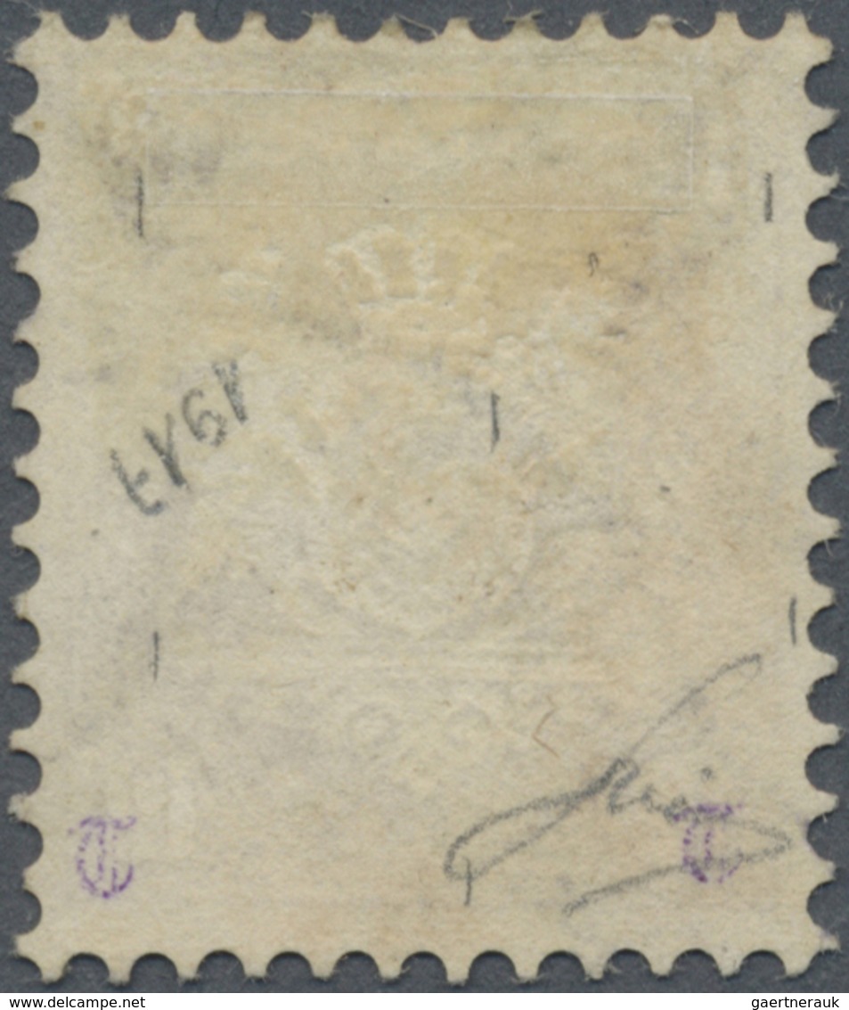 O Bayern - Marken Und Briefe: 1870, Wappenausgabe 12 Kreuzer Lila, Wasserzeichen 16 Mm Rauten, Allseit - Altri & Non Classificati