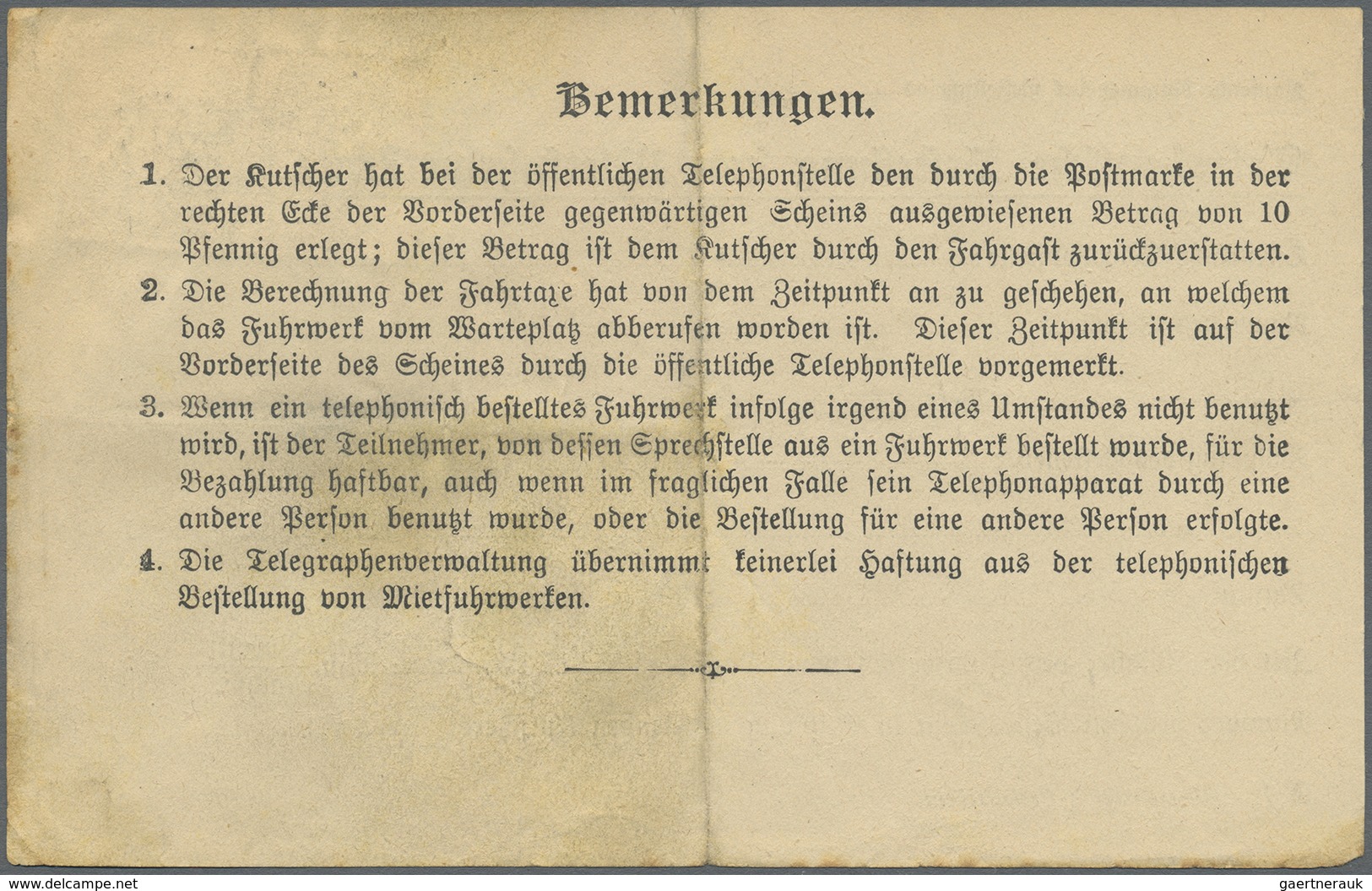 Br Bayern - Portomarken: 1910, 5 Pf. Wappen "Mietfuhrwerks-Bestellschein", Einmal Als Waagerechtes Paar - Altri & Non Classificati