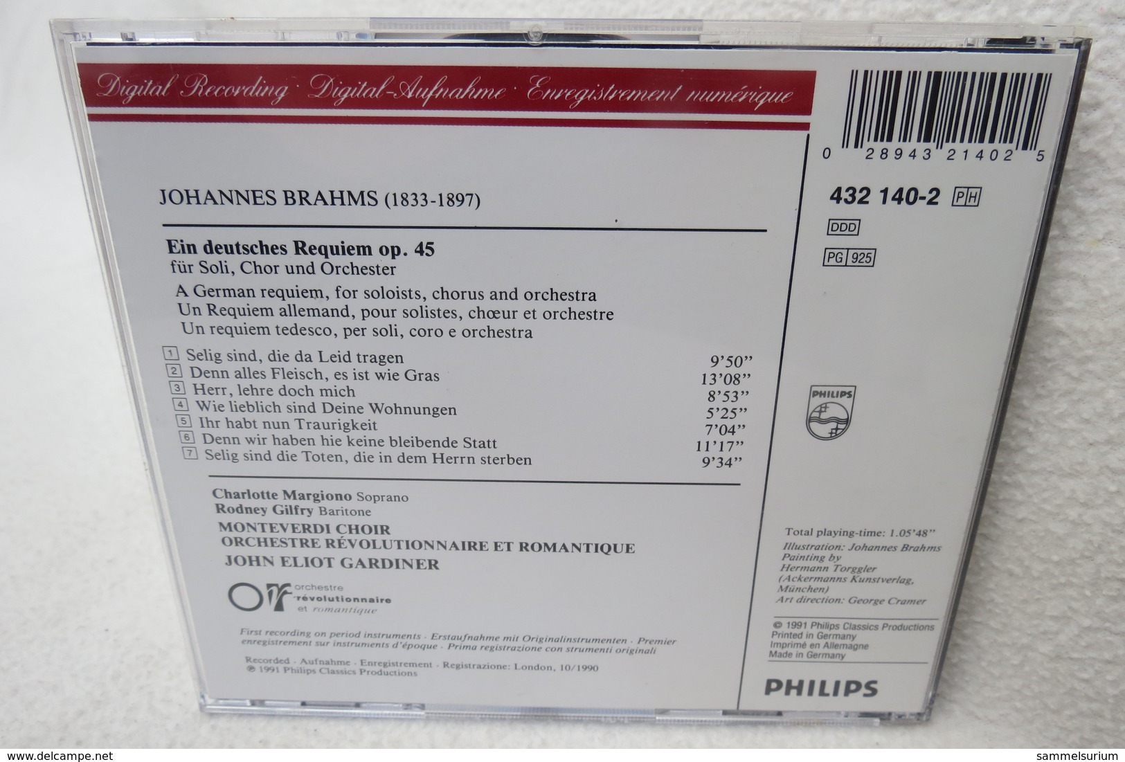 CD "Brahms" Ein Deutsches Requiem - Klassik