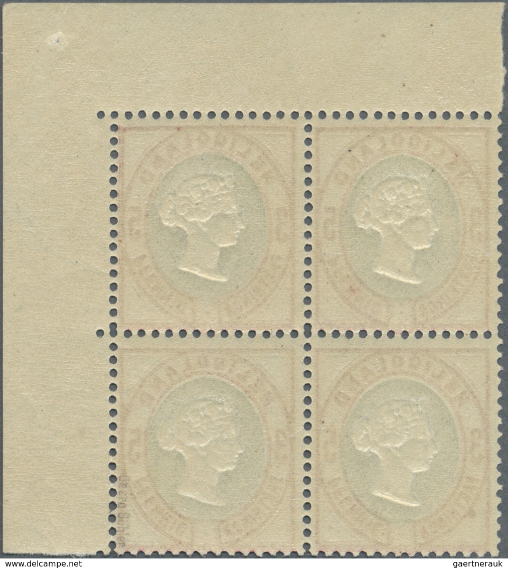 **/ Helgoland - Marken Und Briefe: 1875, Victoria 3 F / 5 Pf. Bessere Farbe Lebhaftlilakarmin/grün (UV R - Heligoland
