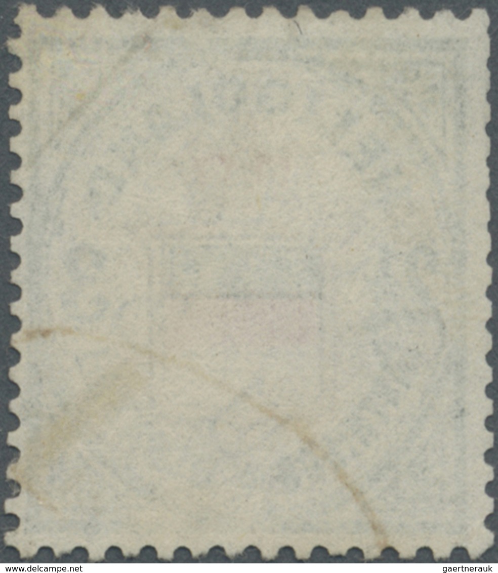 O Helgoland - Marken Und Briefe: 1876, 2 1/2 F./3 Pfg. Dunkelgrün/gelb/zinnoberrot, Gestempeltes Bedar - Helgoland