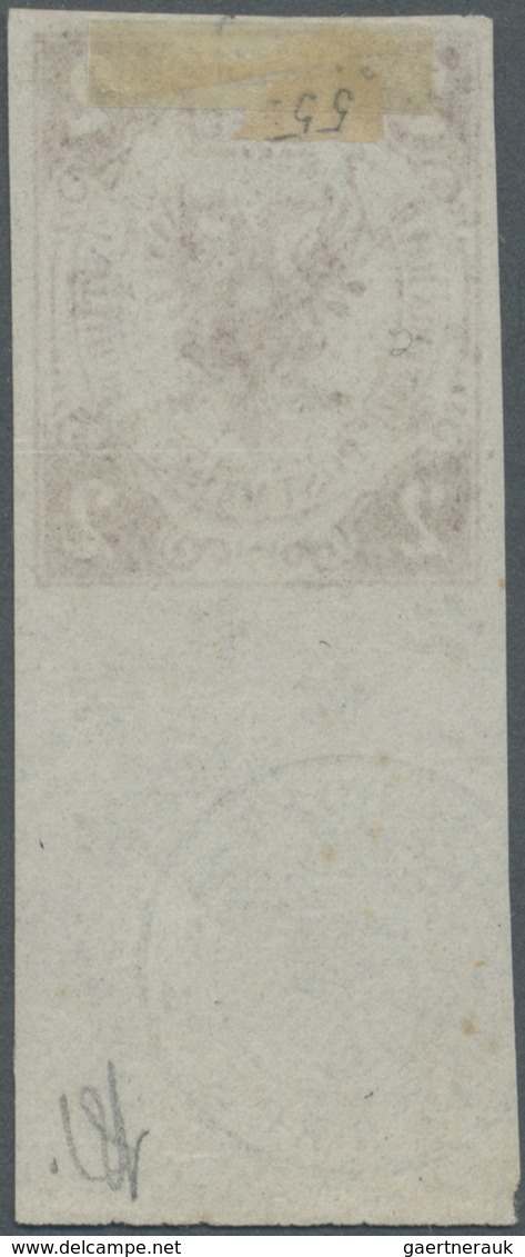 (*) Lübeck - Marken Und Briefe: 1859, Fehldruck 2 1/2 S. Rötlichbraun, Allseits Breitrandiges Und Farbfr - Luebeck