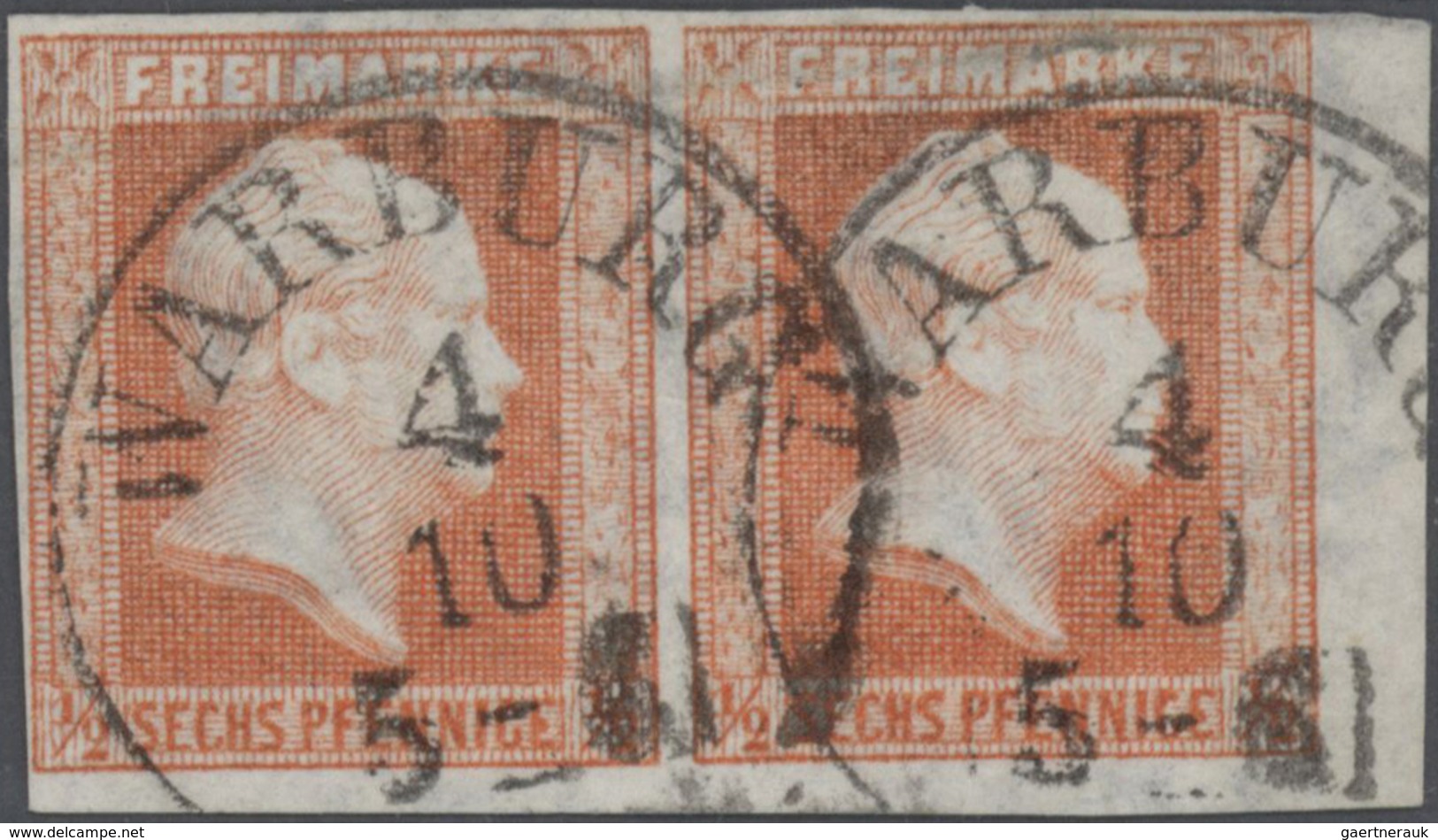 /O Preußen - Marken Und Briefe: 6 Pfennig Friedrich Wilhelm IV. Ausgabe 1851, Noch Vollrandiges Waagere - Sonstige & Ohne Zuordnung
