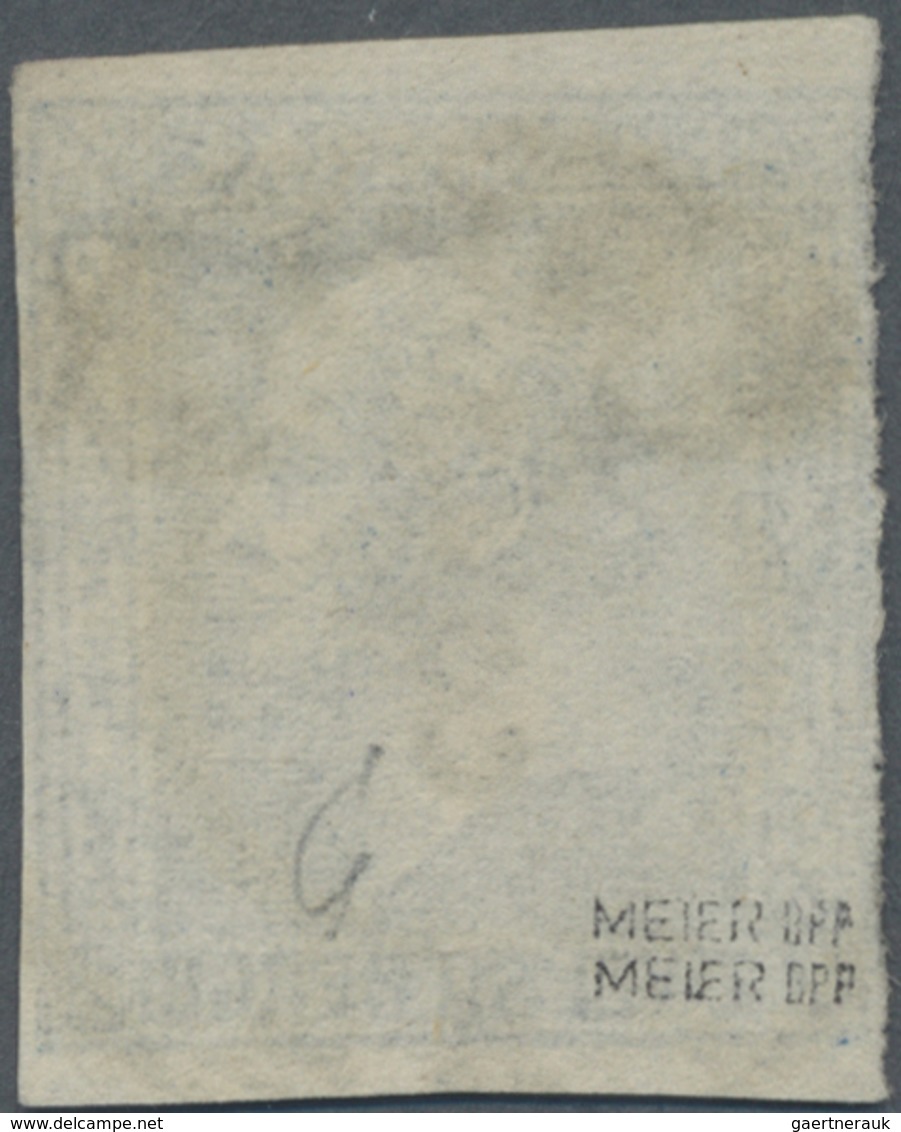O Preußen - Marken Und Briefe: 1858, 2 Sgr. Schwarzblau, Rechts Und Links Knapp, Oben Und Unten Breitr - Autres & Non Classés