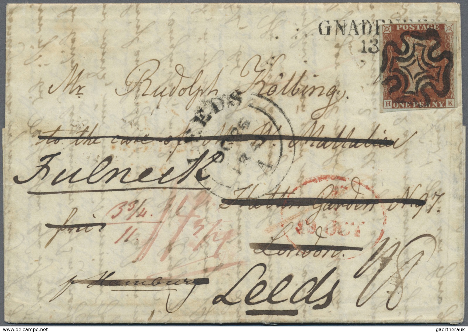 Br Preußen - Besonderheiten: 1841: Zweitältester Brief Aus Preußen Mit Einer Briefmarkenfrankatur : Vol - Autres & Non Classés