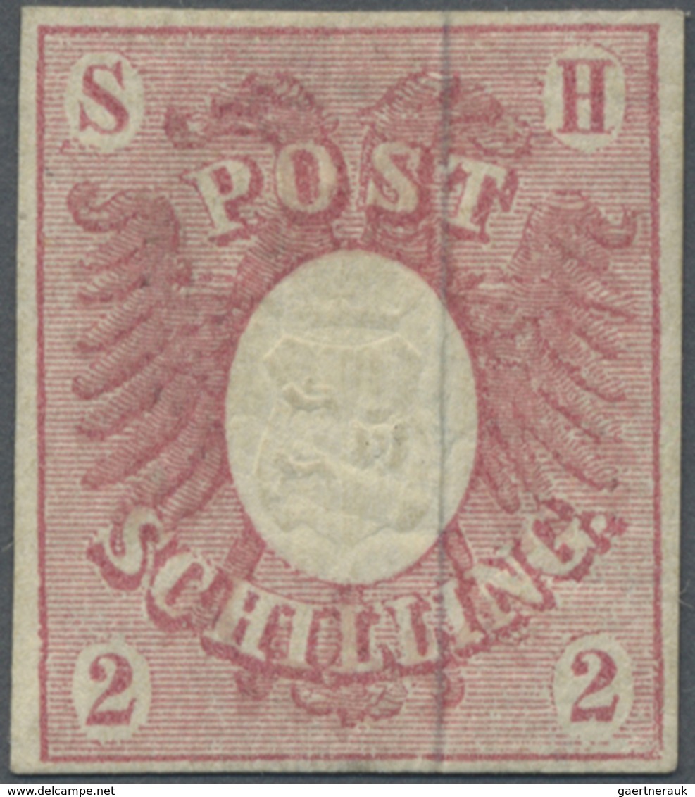 * Schleswig-Holstein - Marken Und Briefe: 1850, 2 S Lebhaftrosa, Ungebraucht Mit Originalgummi Und Fal - Sonstige & Ohne Zuordnung