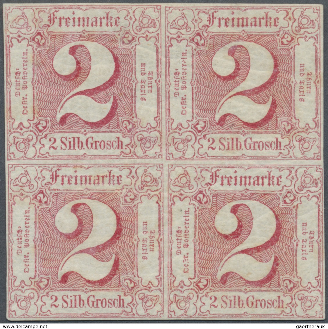 */ Thurn & Taxis - Marken Und Briefe: 1859, 2 Sgr. Lebhaftkarminrot, Ungebraucht Mit Originalgummi Und - Autres & Non Classés