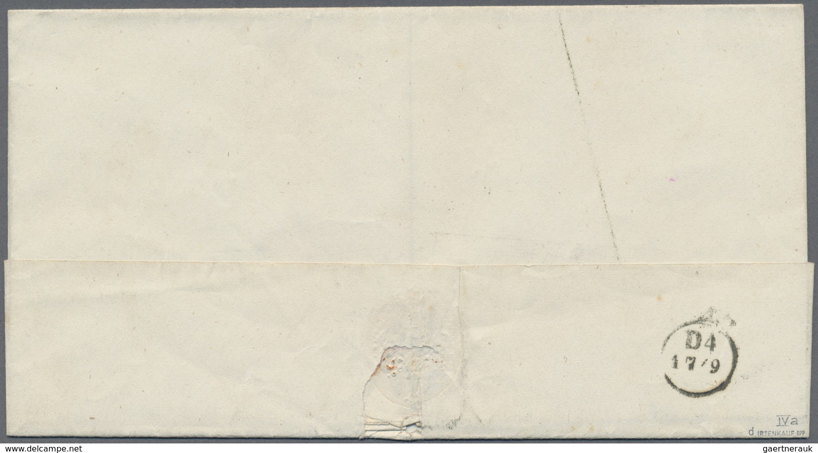 Br Württemberg - Marken Und Briefe: 1851, Brief Frankiert Mit 3 Kreuzer In Type IVa Vollrandig Ab ULM N - Autres & Non Classés