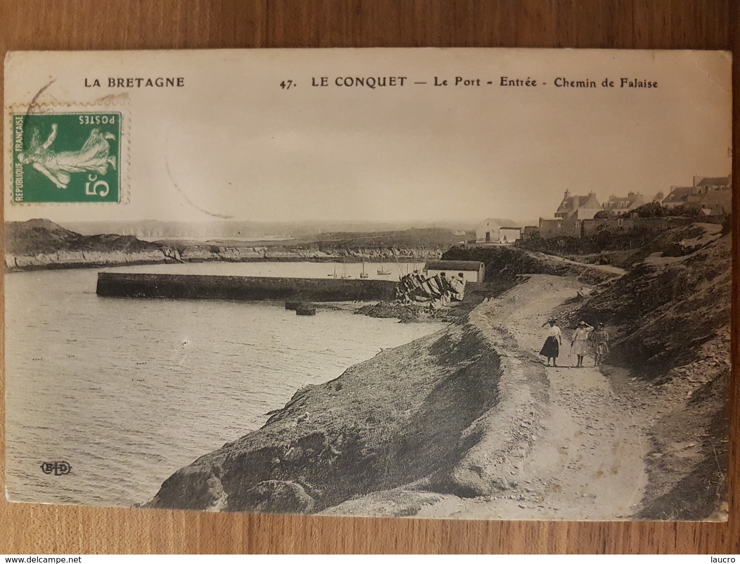 Le Conquet.le Port.entrée.chemin De Falaise.édition ELD - Le Conquet