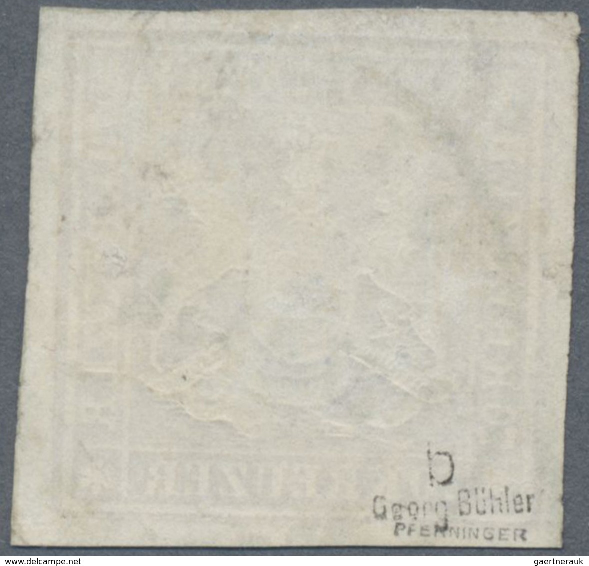 O Württemberg - Marken Und Briefe: 1873, Wappen 70 Kr. In B-Farbe Braunpurpur, Doppelte Linien Mit Grü - Sonstige & Ohne Zuordnung