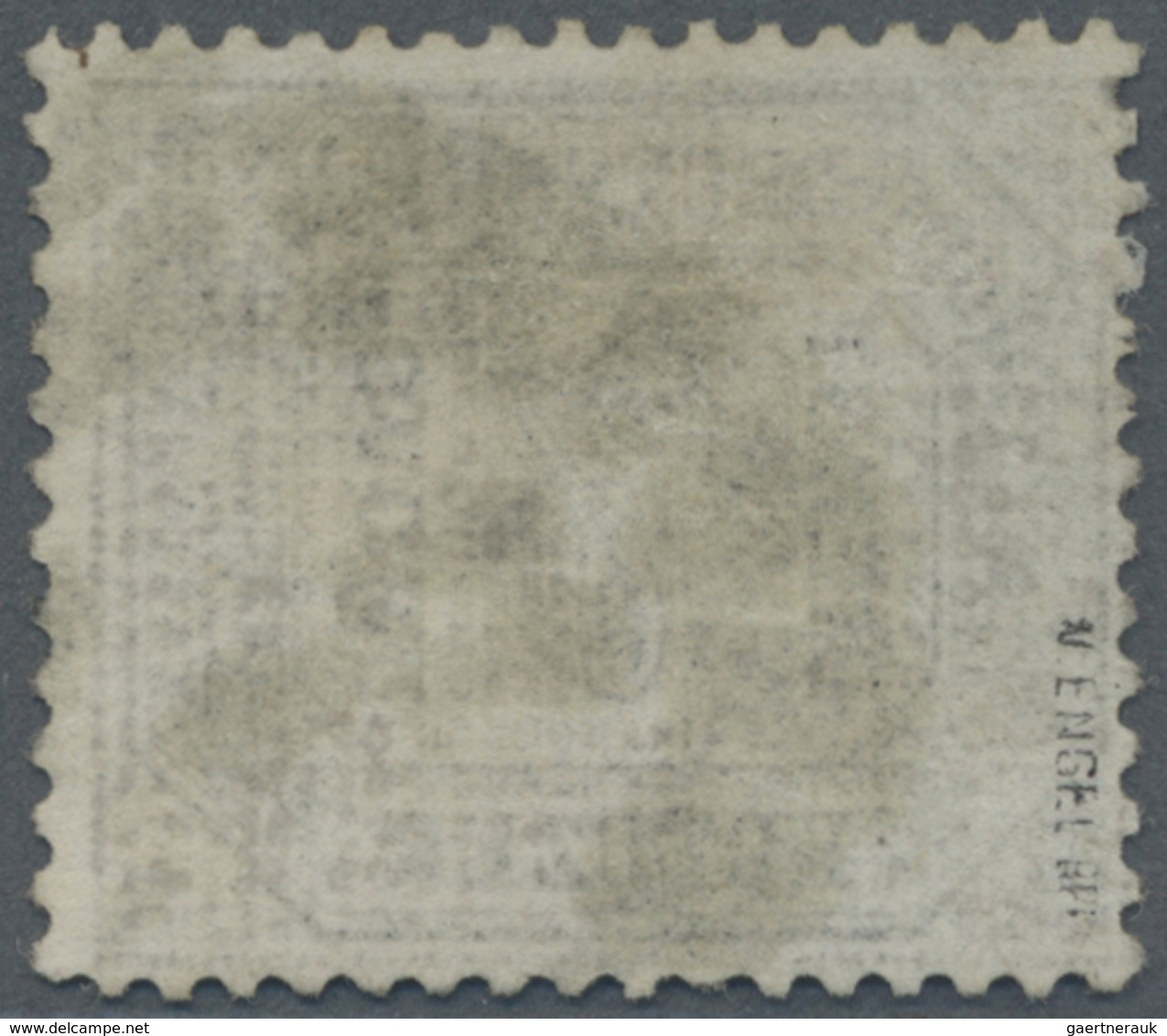 O Norddeutscher Bund - Dienstmarken: 1870, 7 Kr Schwarz/mattgrau, Gestempelt, Tadellos, Signiert Engel - Sonstige & Ohne Zuordnung