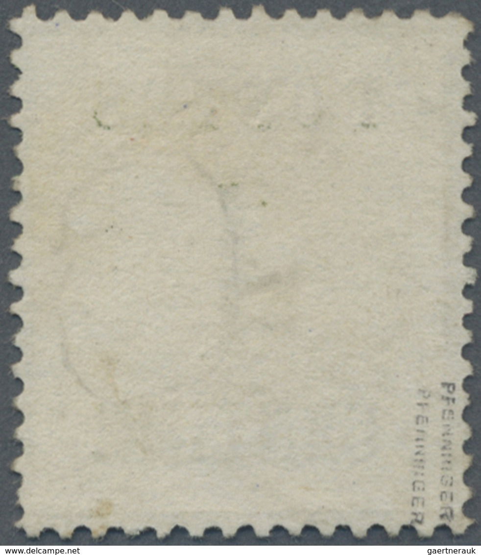 O Elsass-Lothringen - Marken Und Briefe: 1870, 1 C. Graugrün Mit Netzunterdruck 'Spitzen Nach Unten', - Sonstige & Ohne Zuordnung