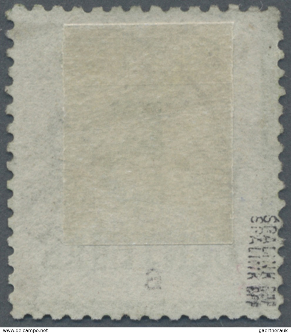 O Elsass-Lothringen - Marken Und Briefe: 1870, 5 C. Hellgrün, Spitzen Nach Unten, Sauber Entwertet, Ge - Altri & Non Classificati
