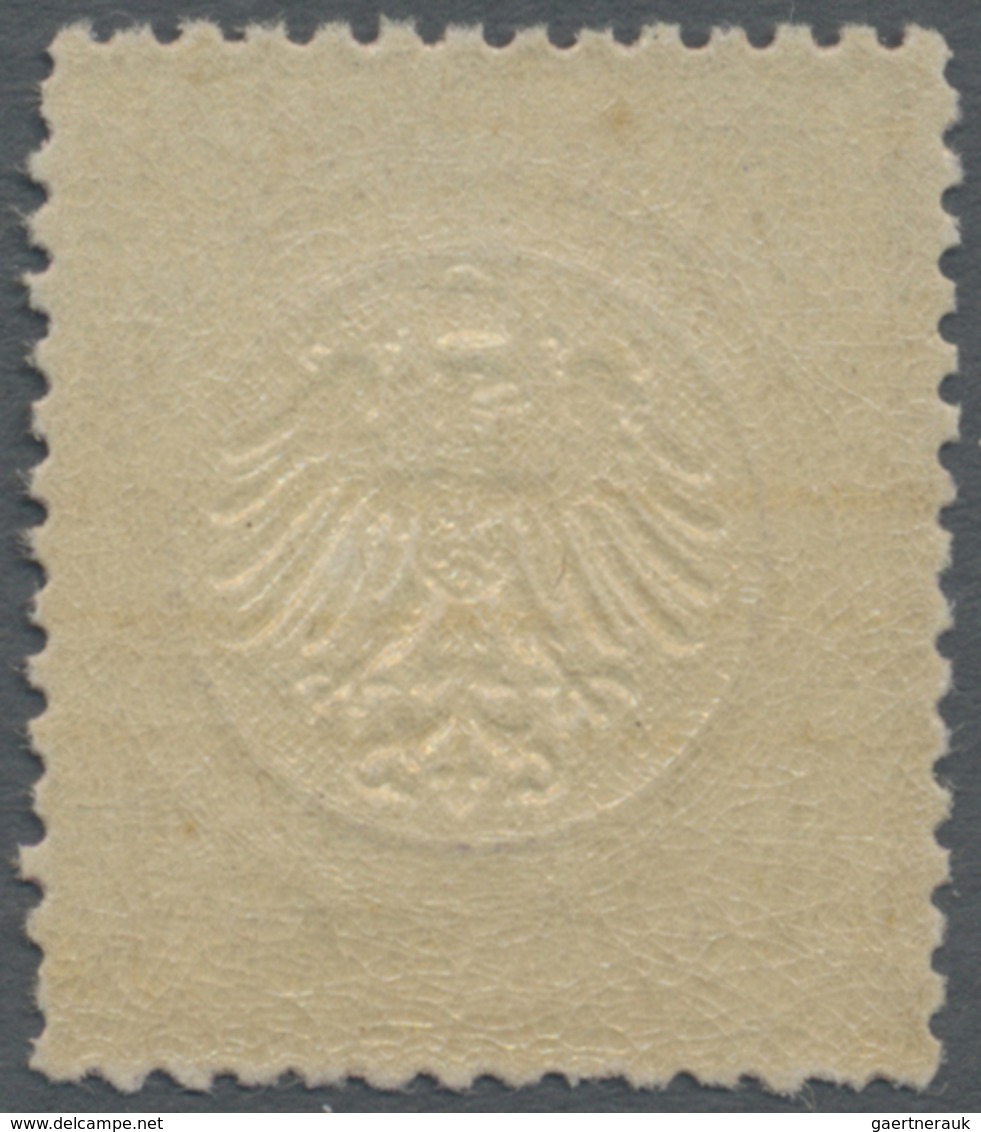 ** Deutsches Reich - Brustschild: 1872, 1/4 Groschen Violett Kleiner Schild Postfrisch, Die Marke Ist F - Unused Stamps