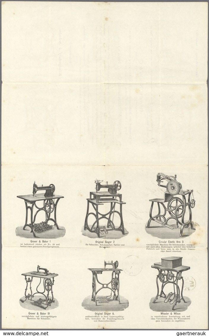 Br Deutsches Reich - Brustschild: 1872, 1/3 Groschen Kleiner Schild Als EF Auf Bebilderter Werbedrucksa - Unused Stamps