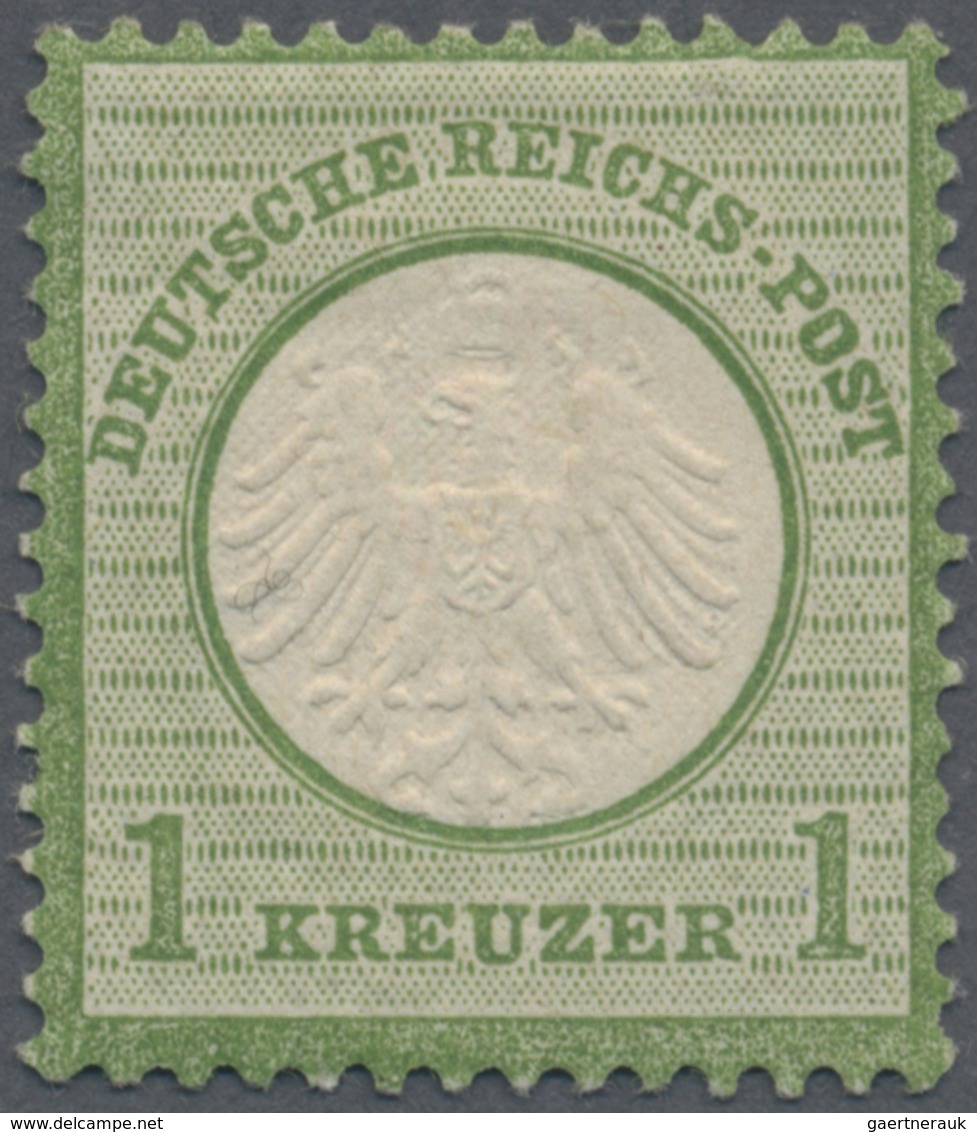 * Deutsches Reich - Brustschild: 1872, 1 Kreuzer Kleiner Brustschild Ungebrauchtes Prachtstück In Tief - Neufs