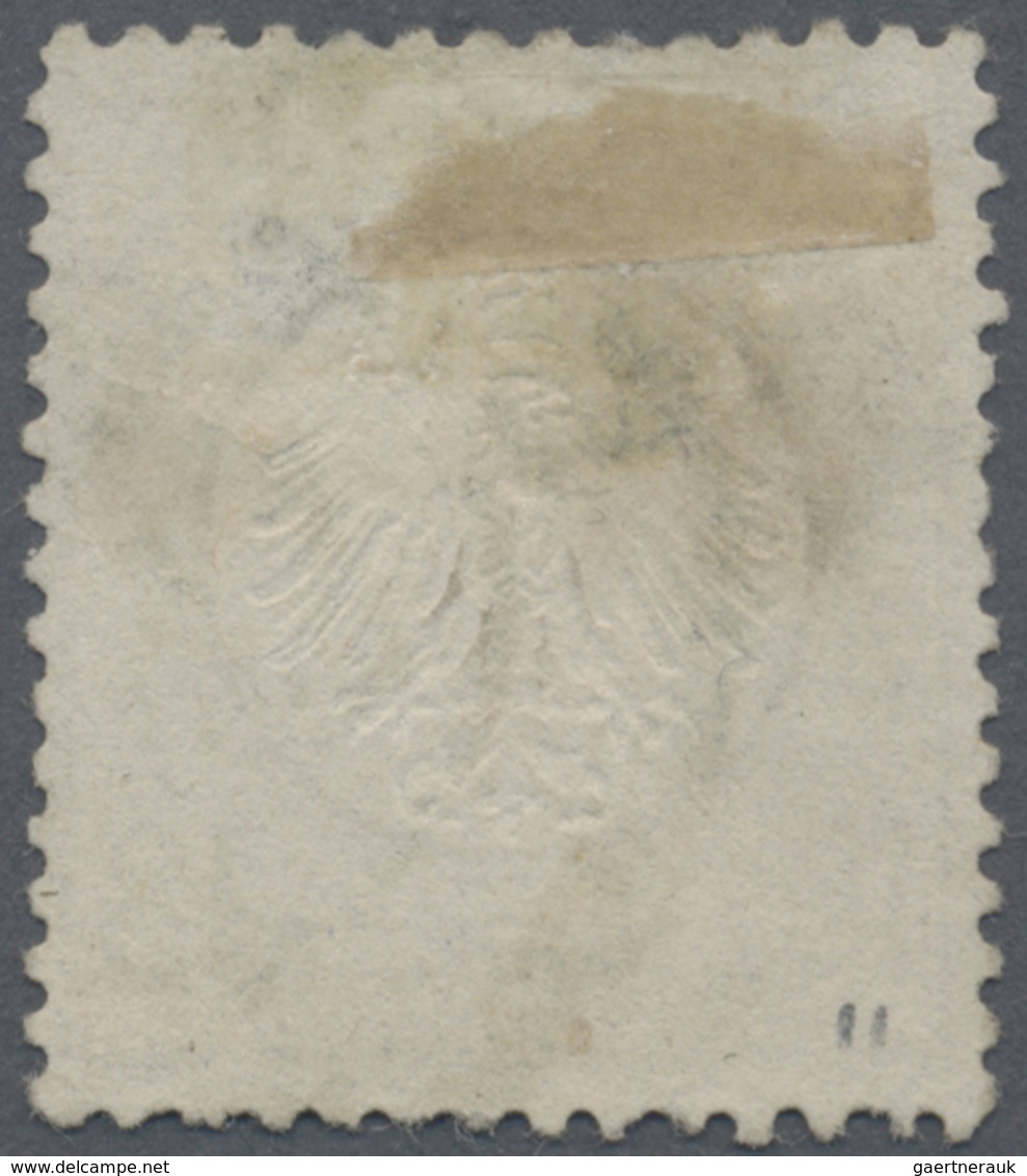 O Deutsches Reich - Brustschild: 1872, 18 Kr. Ockerbraun, Kleiner Schild, Gestempelt, Farbfrisch Und G - Nuovi