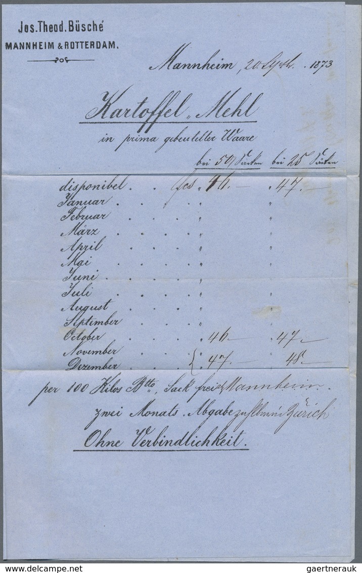 Br Deutsches Reich - Brustschild: 1872, Kleiner Schild 2 Kr. Gelblichorange Als Einzelfrankatur Auf Dru - Neufs