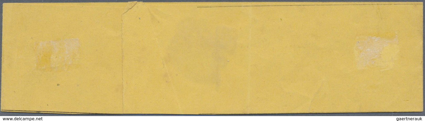 Br Deutsches Reich - Brustschild: 1872, Grosser Schild 1/3 (dunkel)grün Auf Vordruck-Streifband "Berich - Nuovi