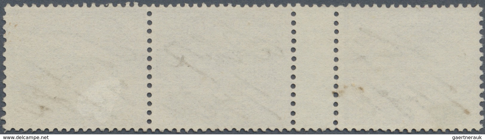 ~ Deutsches Reich - Pfennige: 1875, 2 Mk Lilapurpur, Farbfrischer, Waagerechter Dreierstreifen Mit Zwi - Briefe U. Dokumente