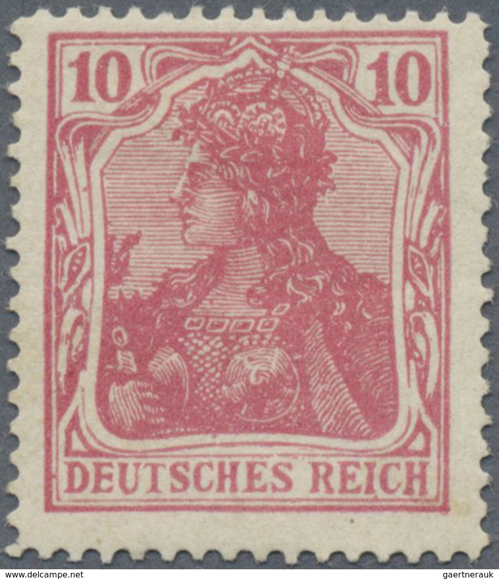 * Deutsches Reich - Germania: 1902: Chemitzer Postfälschung, 10 Pfg Rot, Fälschung Zum Schaden Der Pos - Neufs