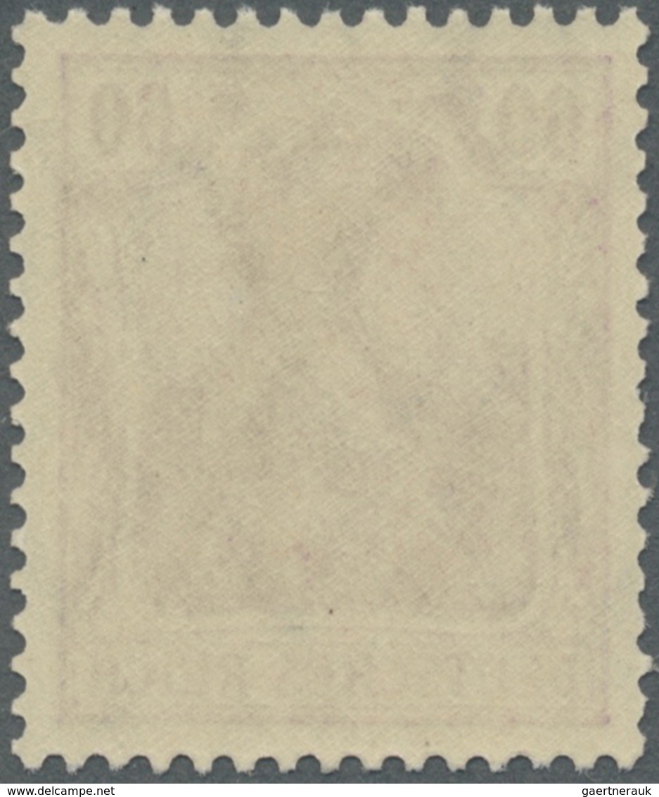 ** Deutsches Reich - Germania: 1911, 60 Pf Friedensdruck In Dunkelrötlichlila, Postfrisch, FA Jäschke-L - Neufs