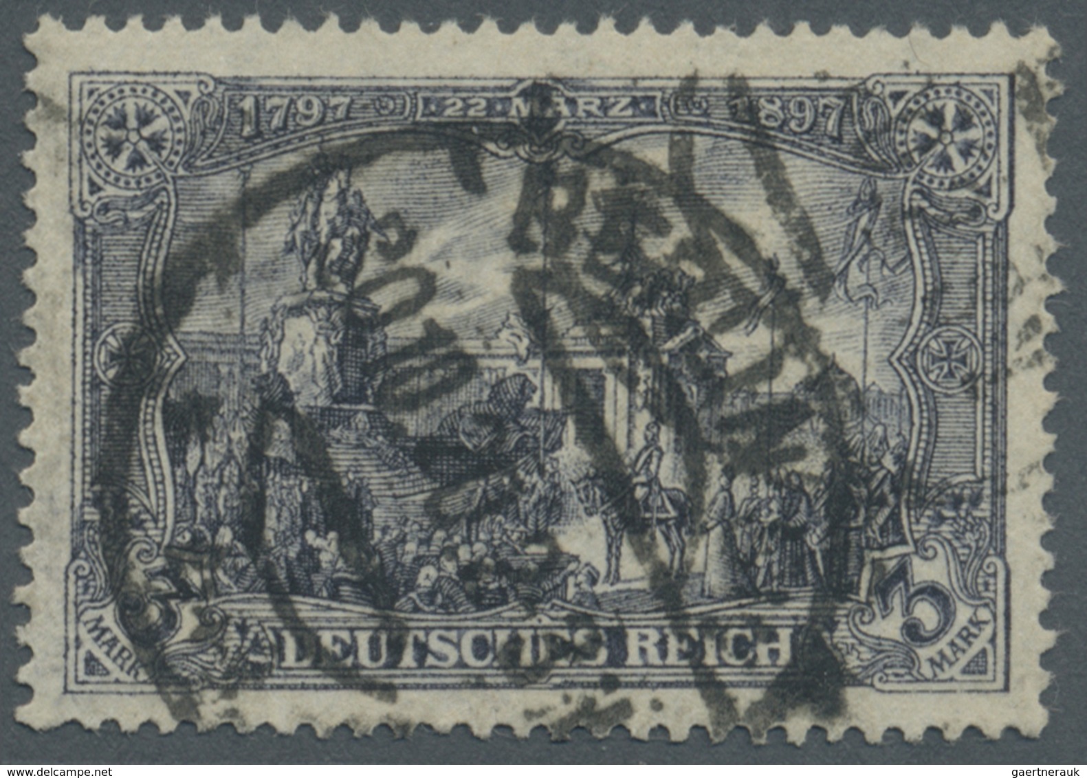 O Deutsches Reich - Germania: 1915, 3 Mark Darstellungen Gestempelt "Berlin 30.10.20" Mit Der Papierty - Neufs
