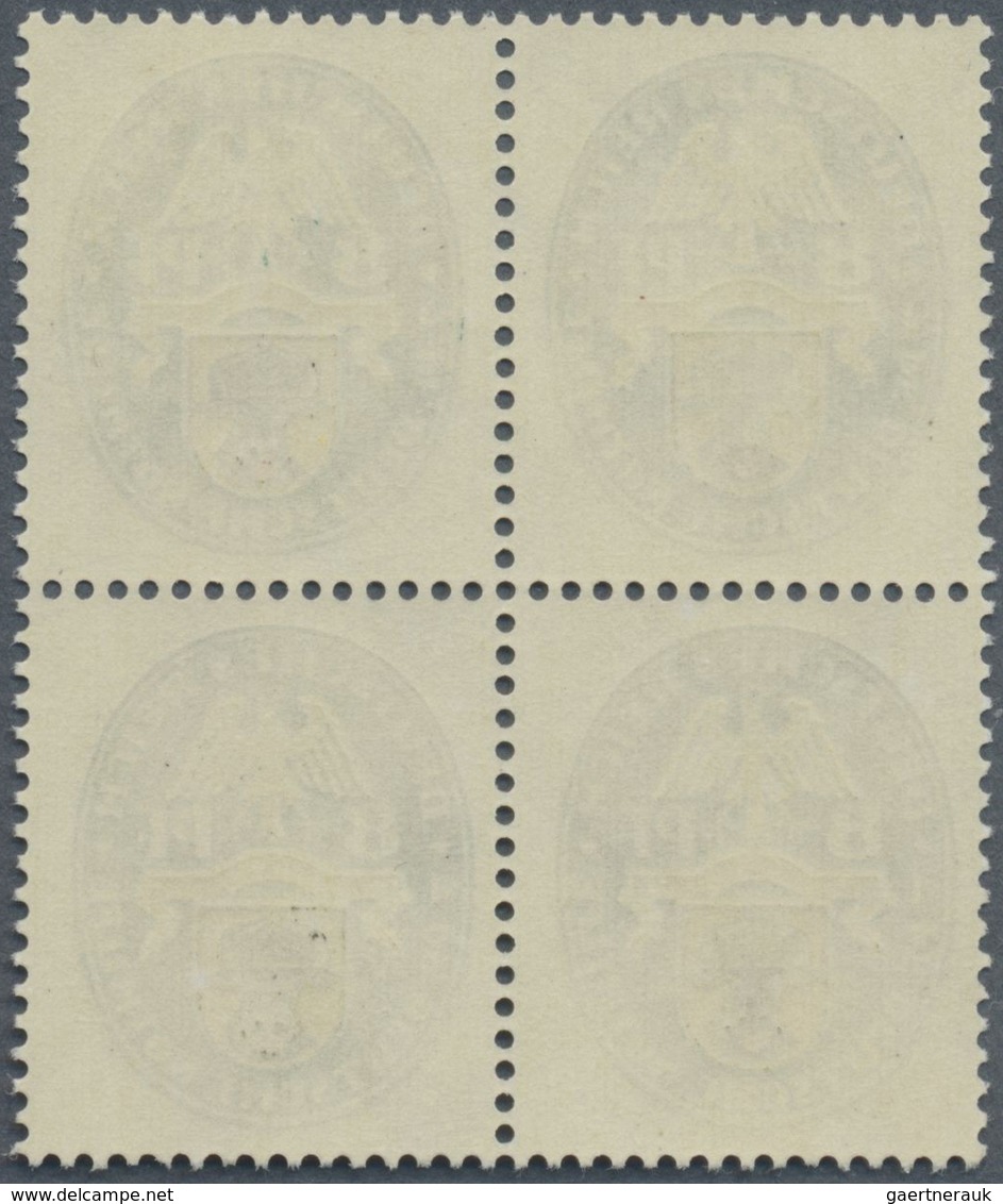 ** Deutsches Reich - Weimar: 1926, 8 Pfg. Wappen, Stehendes WZ, Postfrischer Luxus Vierer-Block, Unsign - Ungebraucht