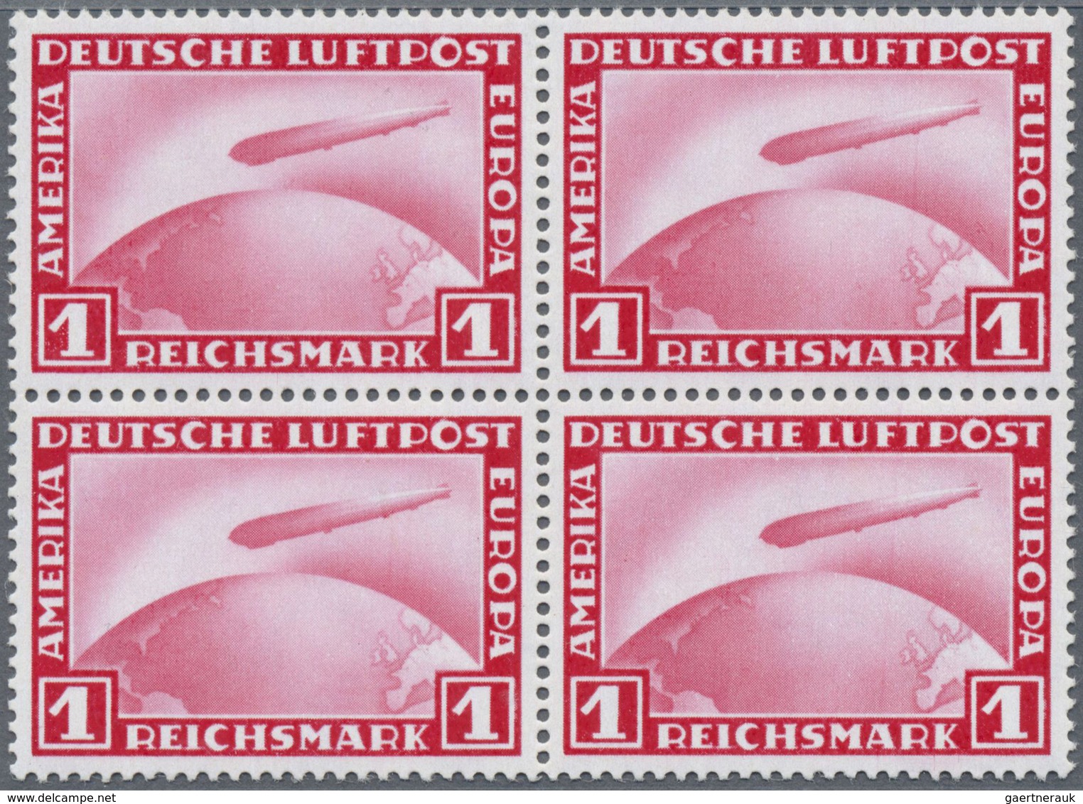 ** Deutsches Reich - Weimar: 1931, Zentrierter Luxus-Satz Im 4er-Block, Gepr. Schlegel BPP, Mi. 440.-€ - Ungebraucht
