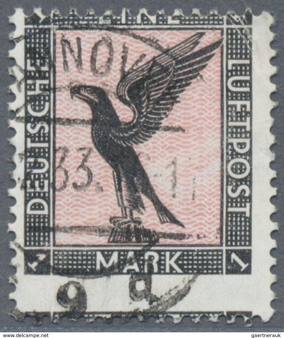 O Deutsches Reich - 3. Reich: 1926, 1 M Flugpostmarken: Adler Mit Extremer Verzähnung. - Ungebraucht