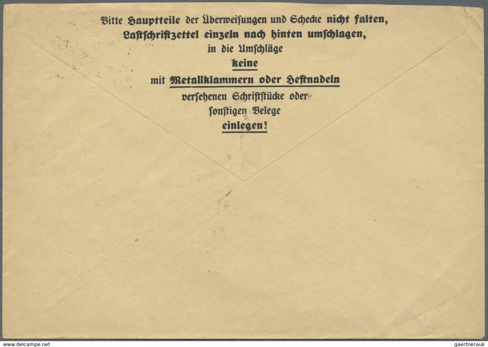 Br Deutsches Reich - 3. Reich: 1933, 1 Pf Hindenburg, 5 Stück Als Portogerechte MeF Auf Postscheckbrief - Neufs