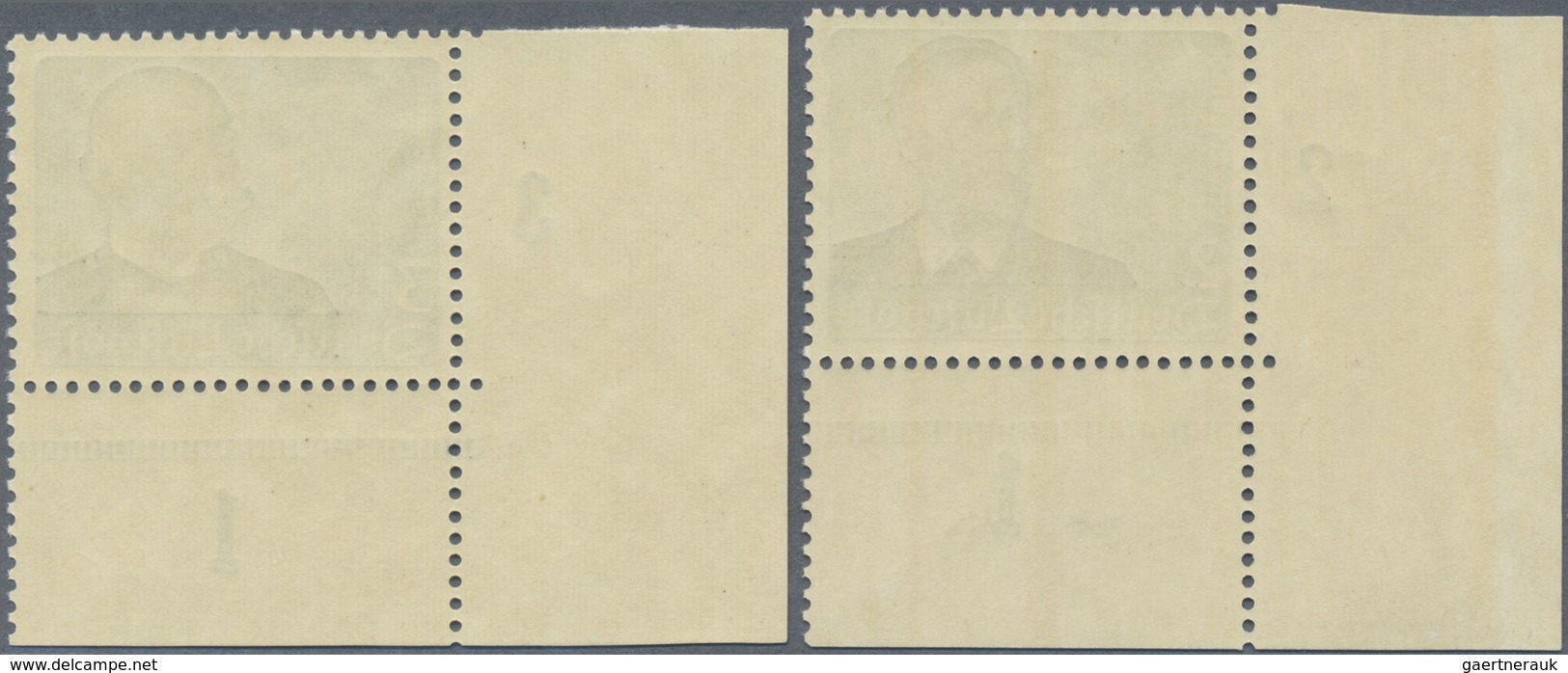 ** Deutsches Reich - 3. Reich: 1934, 2 M. Und 3 M. Flugpostmarken, Ungefaltete Bogenecken Vom Linken Un - Neufs
