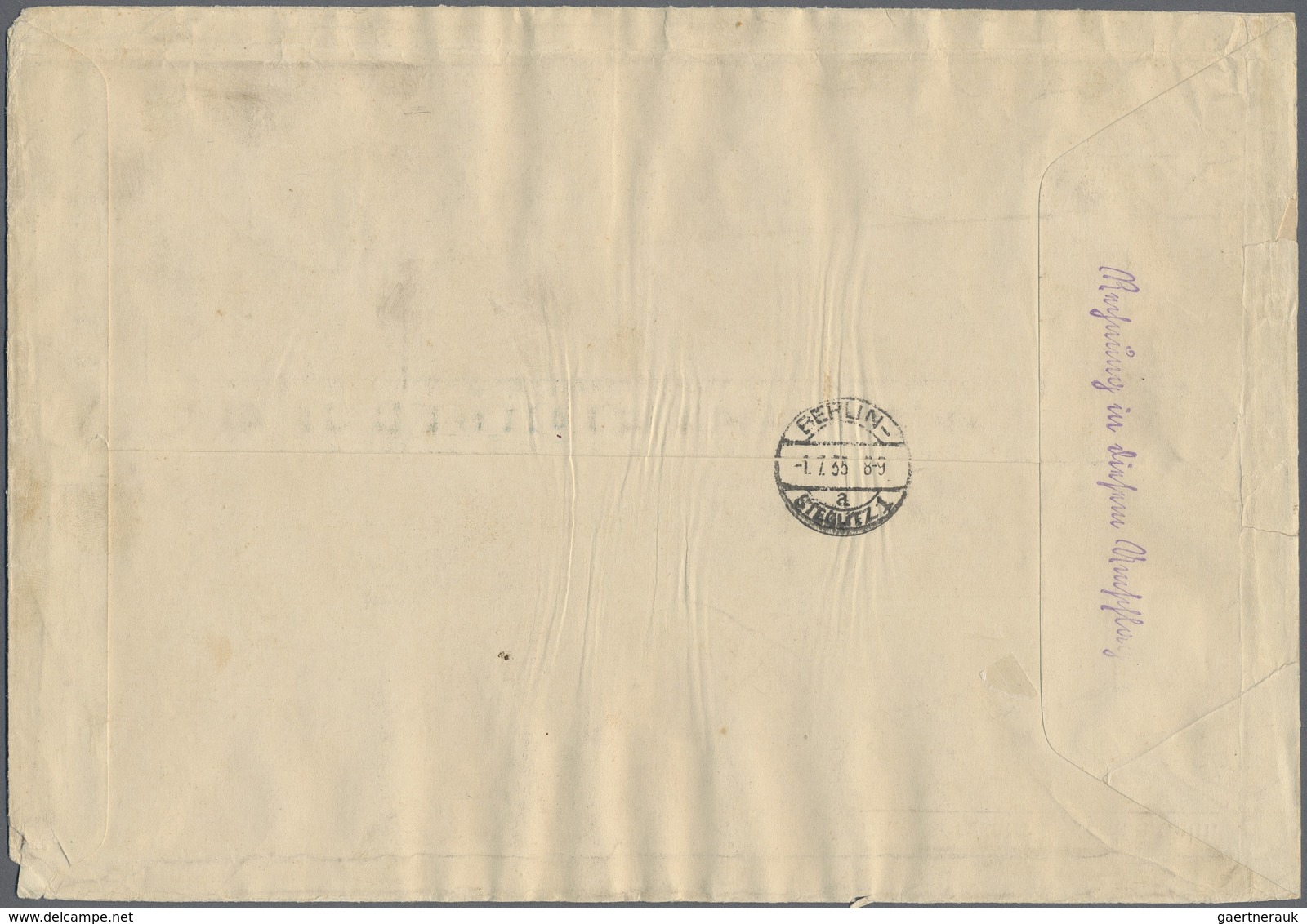 Br Deutsches Reich - 3. Reich: 1935, Ostropa-Block Mit 8 Pfg. Hindenburg-Beifrankatur Auf Großformatige - Neufs