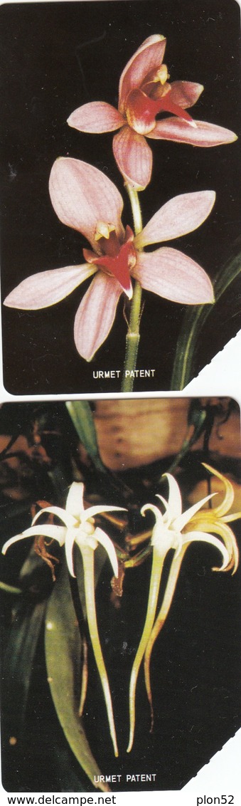 11545- N°. 5 PHONE CARD SIERRA LEONE - ORCHIDEE-FIORI - USATE - Sierra Leone