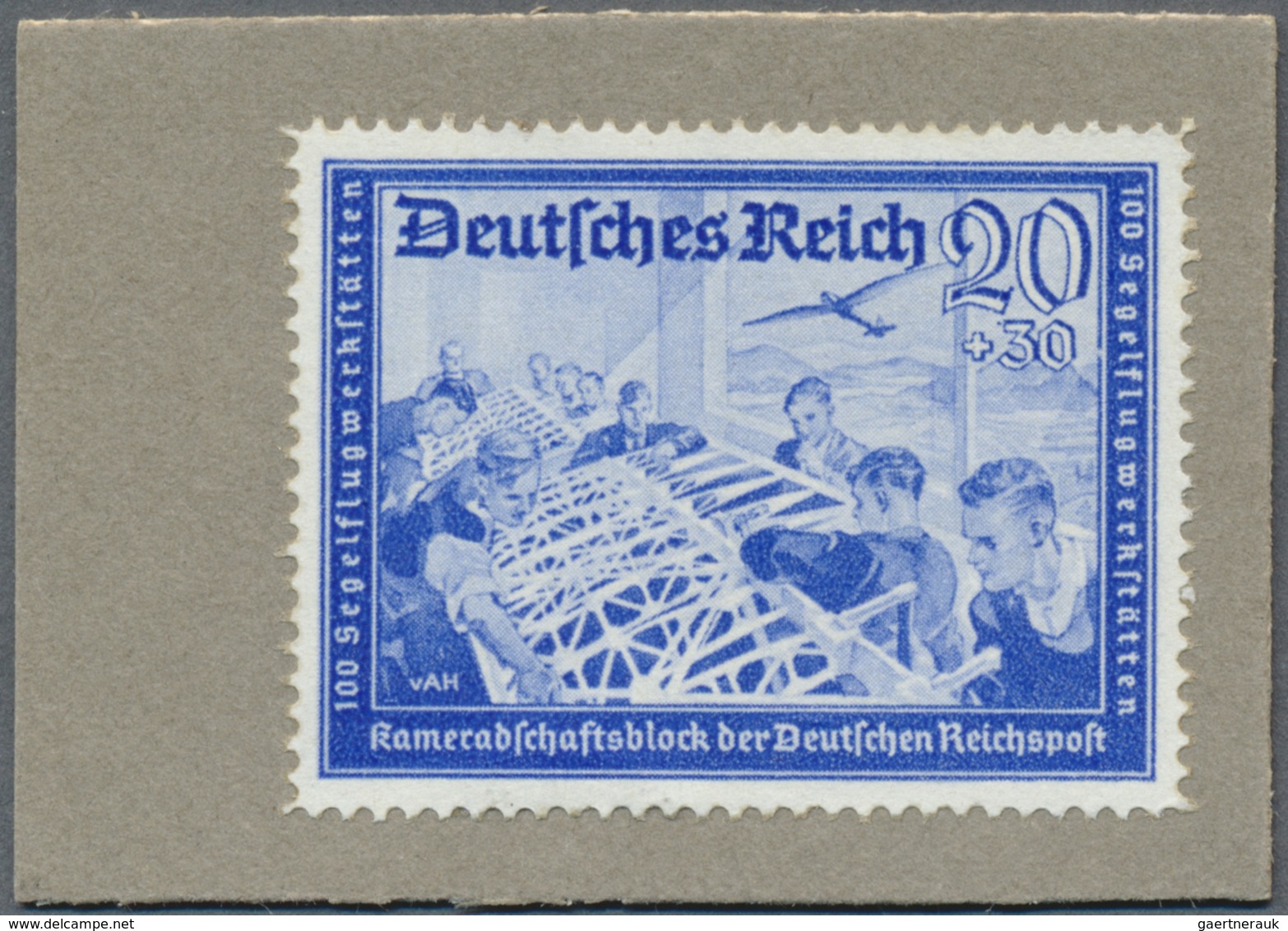 (*) Deutsches Reich - 3. Reich: 1941, 20+30 Pfg. Oxydblau Statt Violettblau, Probedruck Der Reichsdrucke - Neufs