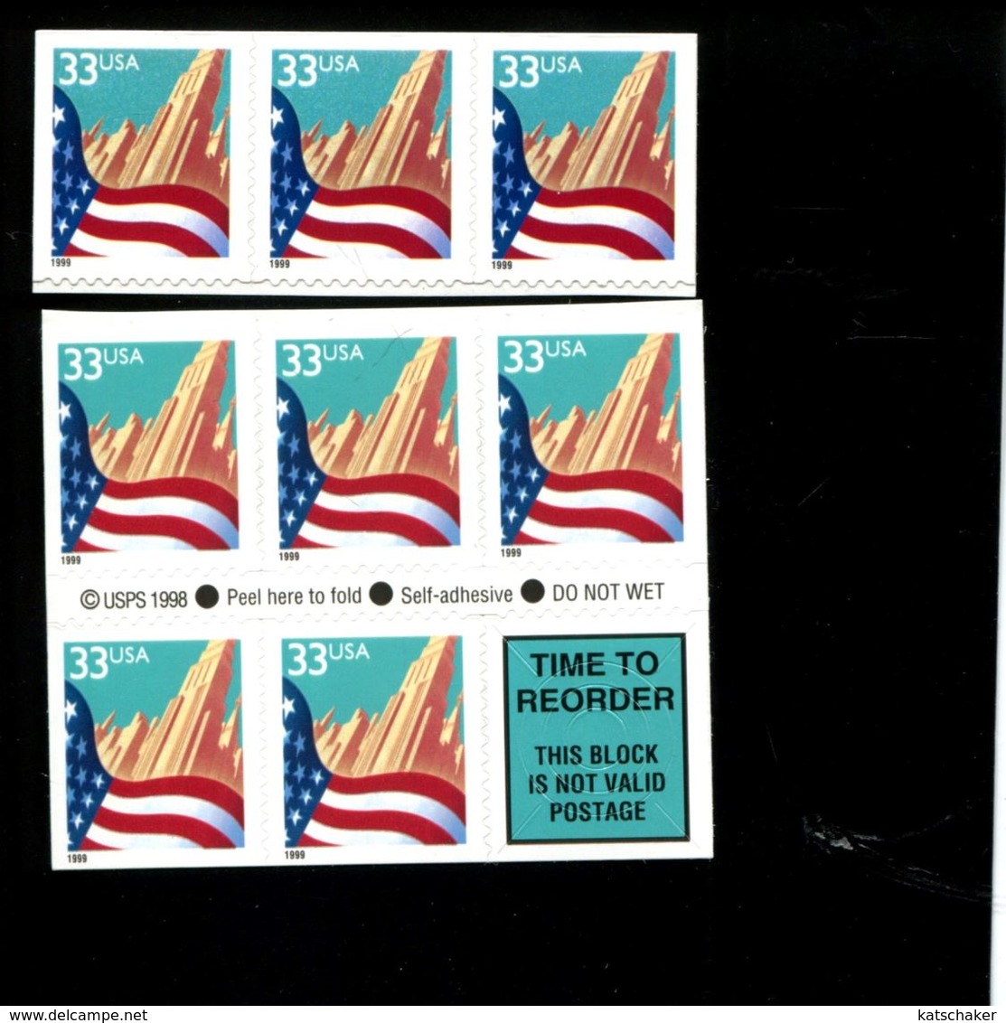 520375102 USA 1999 ** MNH SCOTT 3278 BLOCK 9 TANDINGEN - Unused Stamps