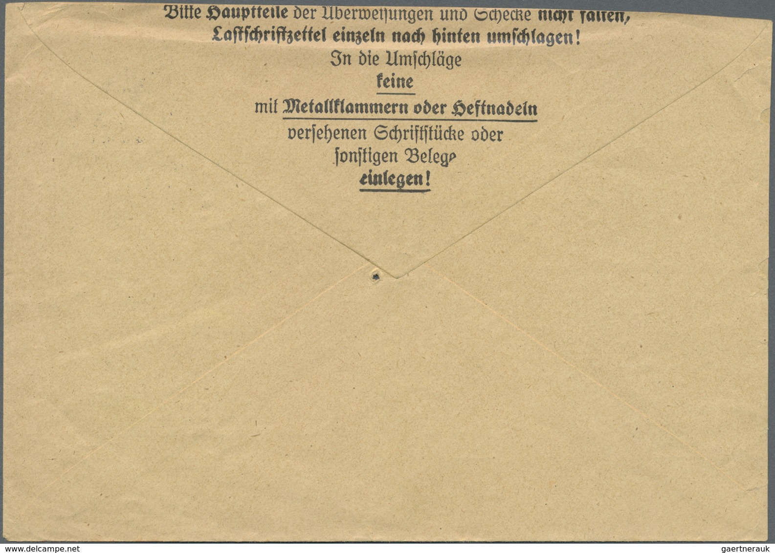 Br Deutsches Reich - Dienstmarken: 1934, 5 Pf Grün, Zwei Einzelfrankaturen Auf Postscheckbriefen Von Re - Service