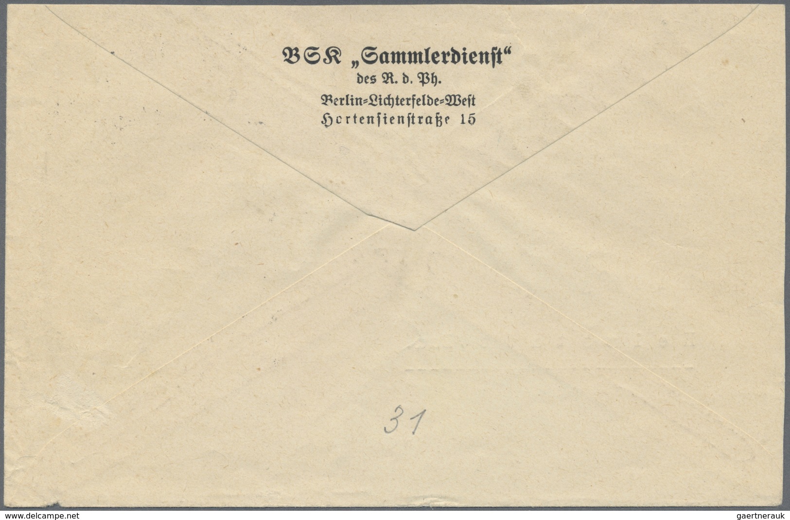 Br Deutsches Reich - Dienstmarken: 1942, 50 Pfg. Schwarzbläulichgrün Und 5 Pfg. Olivgrün Mit Stempel "B - Servizio