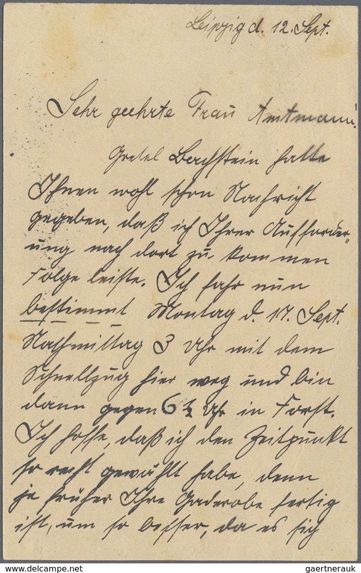 Br Deutsches Reich - Lokalausgaben 1918/23: HALLE (SAALE) OPD: 1923, Gebührenzettel Bräunlichrot In Typ - Briefe U. Dokumente